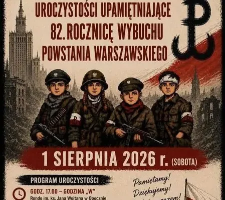 Obchody 82. rocznicy wybuchu Powstania Warszawskiego w Opocznie
