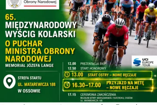 Wyścig Kolarski o Puchar MON – czasowe utrudnienia w gminie Poświętne