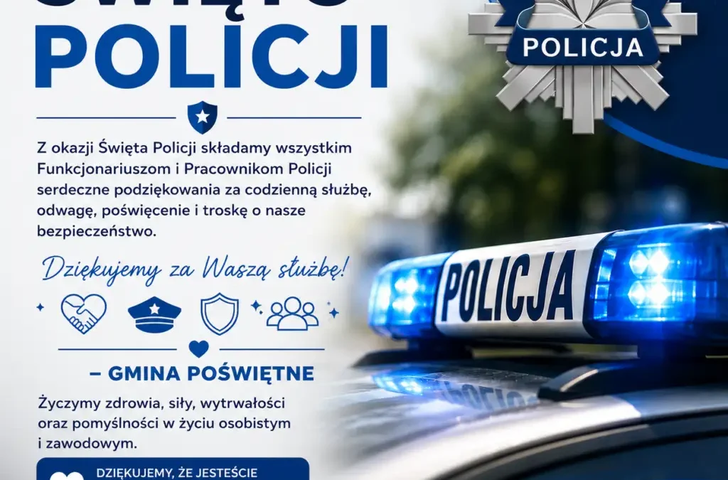 Powiatowe obchody Święta Policji w Wołominie – podziękowania dla funkcjonariuszy