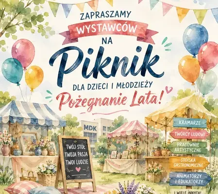 Pożegnanie Lata w Opocznie – MDK zaprasza wystawców