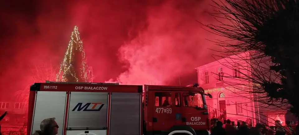 OSP Białaczów włącza się do pomocy dla rannego strażaka Kacpra Musiałowskiego
