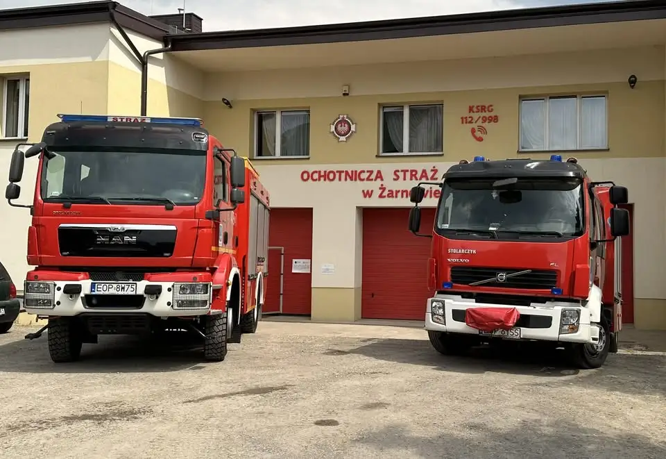 OSP Żarnów usuwała gniazda owadów w dwóch miejscowościach