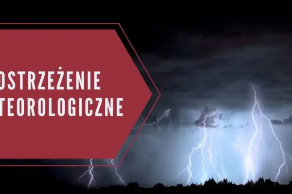 Ostrzeżenie przed burzami II stopnia w powiecie opoczyńskim
