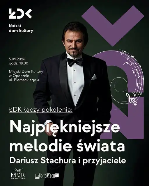 Koncert „Dariusz Stachura i Przyjaciele” w Opocznie – bezpłatne wejściówki