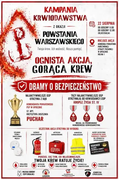 Weekend w Gminie Opoczno: kino, krew, piłka i folklor