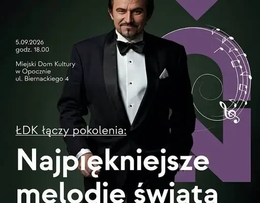 Koncert „Najpiękniejsze melodie świata” w Opocznie – Dariusz Stachura i przyjaciele