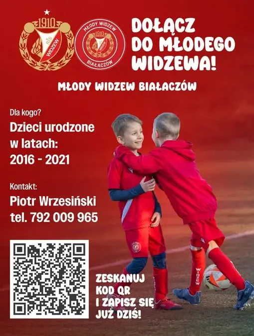 Nabór do Młodego Widzewa w Białaczowie – zapisy na sezon 2026/2027