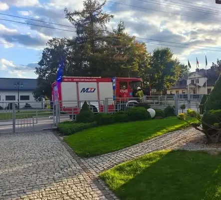 Usunięcie gniazda owadów w Białaczowie – interwencja OSP i JRG Opoczno