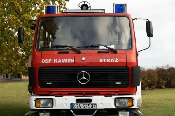 Wypadek w Rusocicach – interwencja OSP Kamień