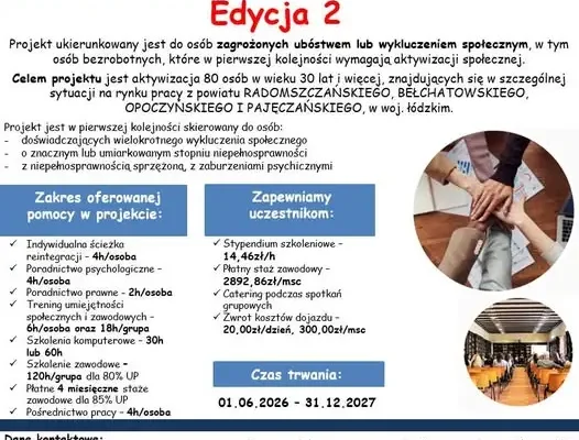 Rusza rekrutacja do projektu „Ukierunkowanie = sukces zawodowy” – edycja 2