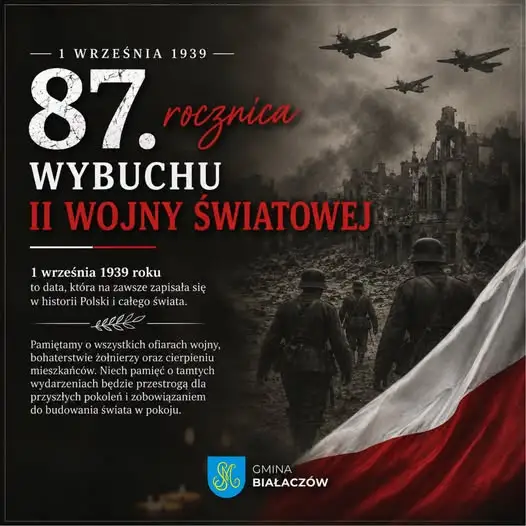 87. rocznica wybuchu II wojny światowej – pamiętamy o bohaterach i ofiarach