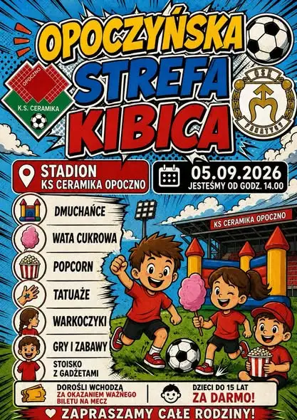 Weekend w Opocznie: Kino, koncert, strefa kibica i pikniki rodzinne