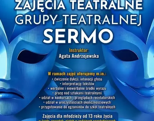 MDK Opoczno zaprasza na zajęcia teatralne – nabór na sezon 2026/2027