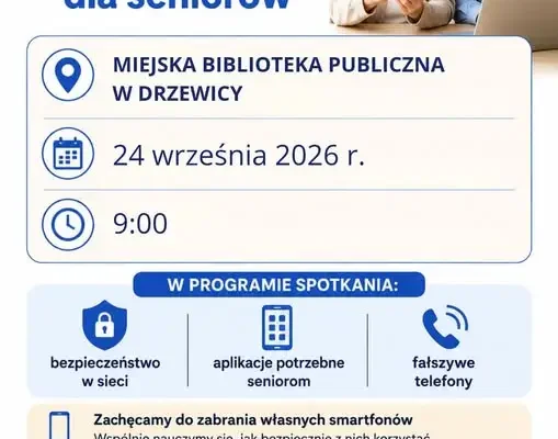 Bezpłatne szkolenie cyfrowe dla seniorów 60+ w Drzewicy