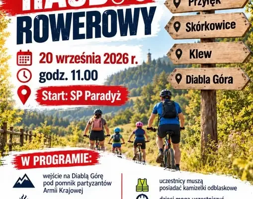 Rajd rowerowy na Diablą Górę – już 20 września z Paradyża