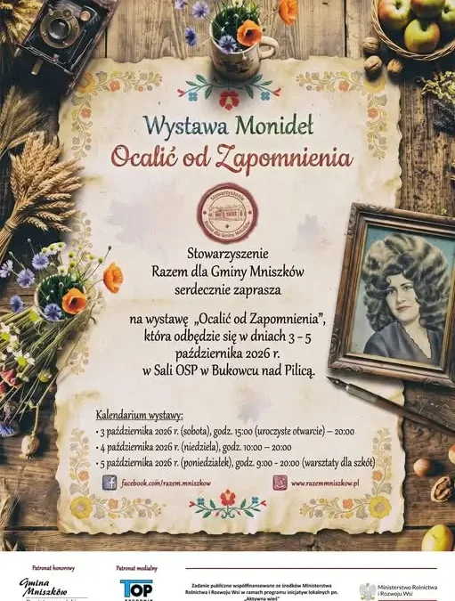Wystawa „Ocalić od Zapomnienia” w Bukowcu nad Pilicą już 3–5 października