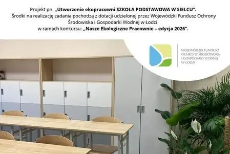 Ekopracownia w Szkole Podstawowej w Sielcu nabiera kształtu