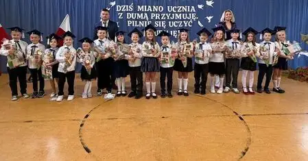 Ślubowanie pierwszoklasistów w Szkole Podstawowej w Sielcu