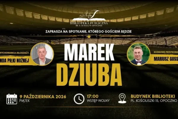 Marek Dziuba, medalista MŚ 1982, spotka się z mieszkańcami Opoczna