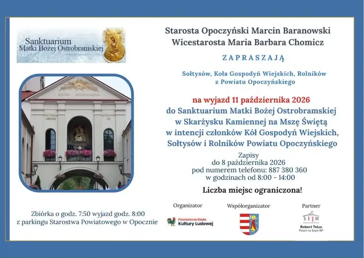 Wyjazd do Skarżyska-Kamiennej dla Sołtysów, KGW i Rolników z Powiatu Opoczyńskiego