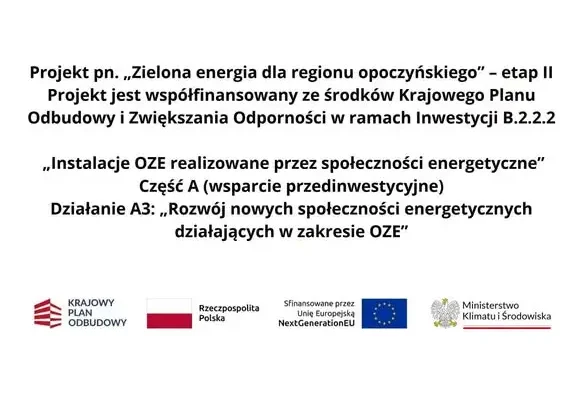 Opoczno stawia na zieloną energię. Ruszył II etap projektu dla regionu