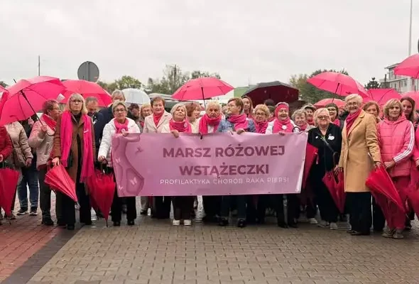 Marsz Różowej Wstążeczki w Opocznie – wspólny krok dla zdrowia kobiet