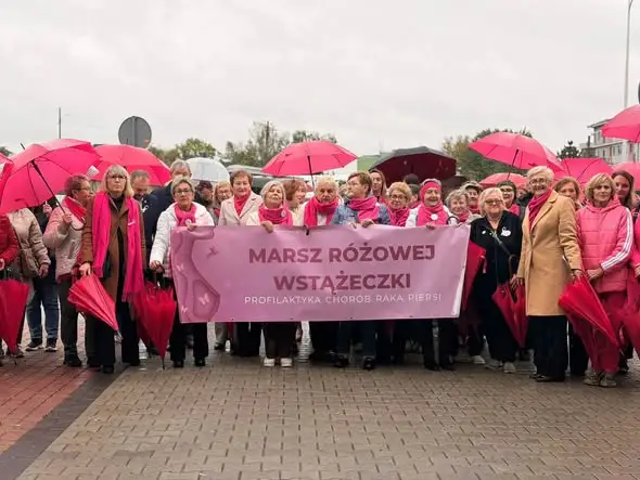 Marsz Różowej Wstążeczki w Opocznie – wspólny krok dla zdrowia kobiet