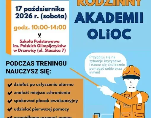 Drzewica: Krajowy Trening Rodzinny Akademii OLiOC już 17 października