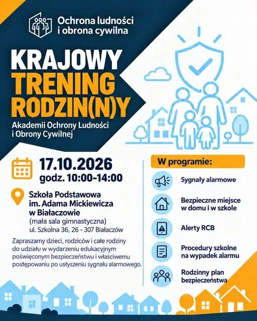 Krajowy Trening Rodzin(n)y w Białaczowie – warsztaty bezpieczeństwa dla całych rodzin