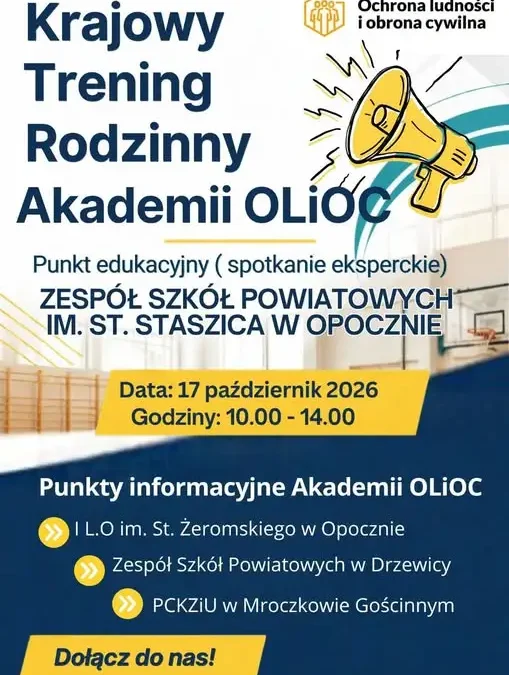 Krajowy Trening Rodzinny w Opocznie – naucz się reagować w sytuacji zagrożenia