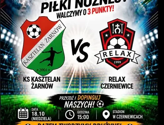 Kasztelan Żarnów jedzie do Czerniewic po kolejne punkty