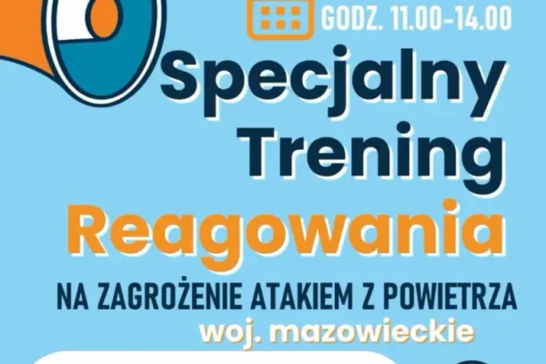 Trening reagowania na atak z powietrza w powiecie wołomińskim – 3 października